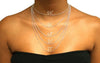 Roman Numeral Cut Out Necklace