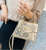 Letter Print Purse