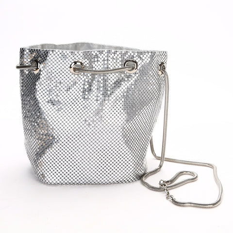 Sequin Drawstring Handbag