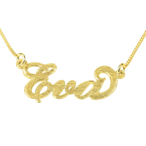 Brushed Carrie Style Necklace