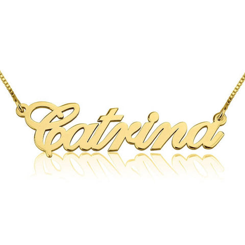 14K Gold Carrie Style Necklace