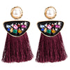 Bohemian Dazzle Tassel Earrings