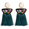 Bohemian Dazzle Tassel Earrings