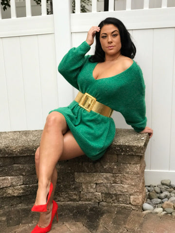Oversized Gold Belt