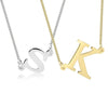 Sideways Initial Necklace