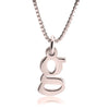Small Initial Necklace