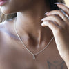 Small Initial Necklace